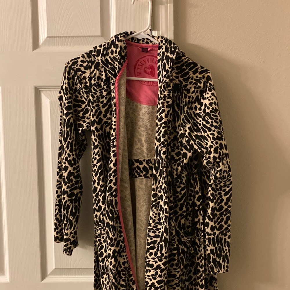 Betseyj Johnson Leopard Robe